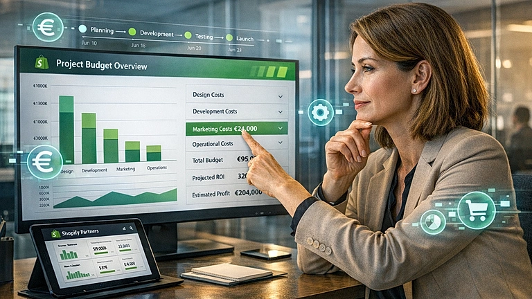 Shopify App entwickeln lassen, Kosten und Budgetplanung