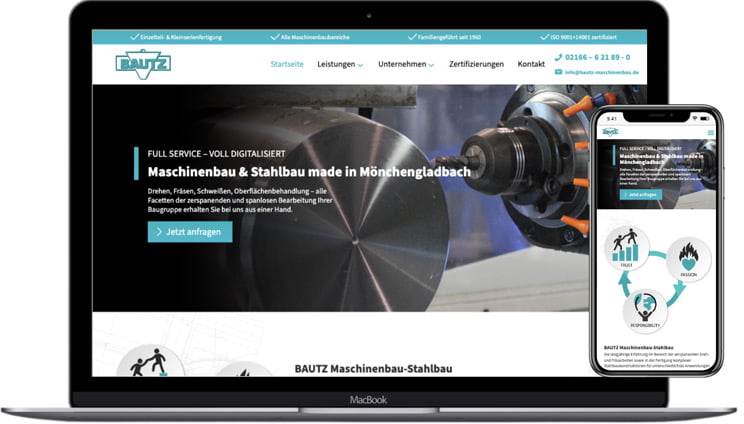 Vertriebs-Website – Anfragen, Angebote und Follow-up in einem System